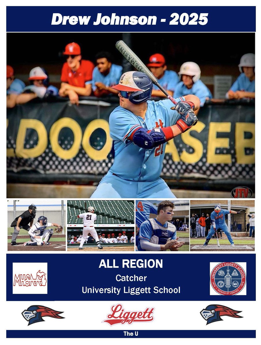 Liggett Baseball (@liggettknights) on Twitter photo Congrats to Knights C/IF <a href="/drew_j_1921/">Drew Johnson</a> on being named to the All Region team!
#BurnTheBoats Congrats to Knights C/IF <a href="/drew_j_1921/">Drew Johnson</a> on being named to the All Region team!
#BurnTheBoats