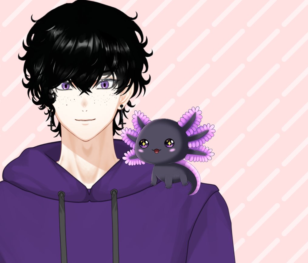 Hewwo, 
ich bin neu in der VTube-Community und möchte mich vorstellen!  
Mein Name ist Toru und das süße Ding auf meiner Schulter ist Pina. 💜👀
Bald möchte ich voll durchstarten.  

Stellt euch doch gerne vor!💜💜