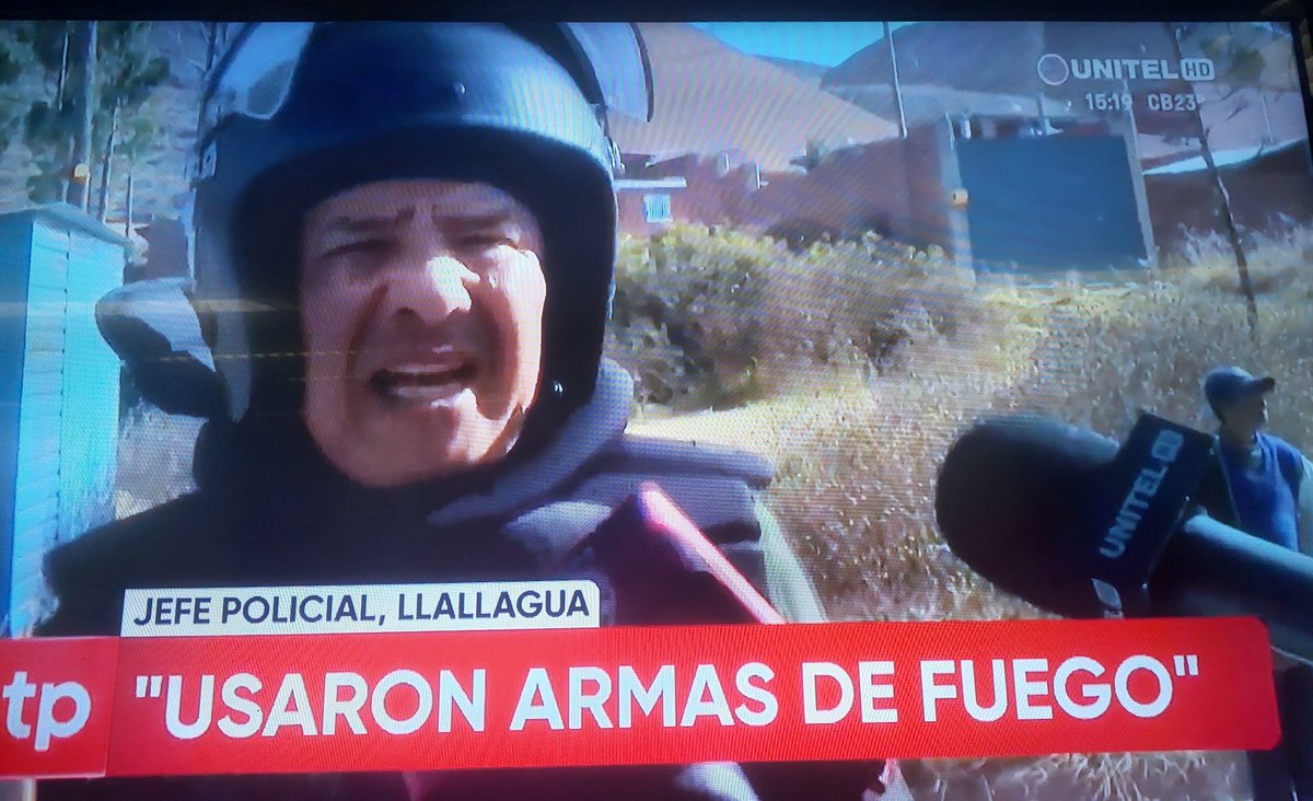 Urgente en #Potosí
Reportan 52 policías heridos y 2 policías heridos de bala a punto de perder la vida.

#CrisisEconómica #CrisisEnBolivia