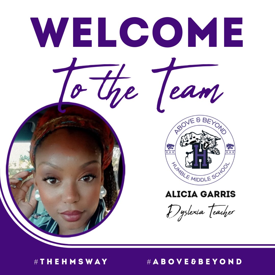 HumbleISD_HMS's tweet image. We are excited to Welcome another WILDCAT into the family! #AboveAndBeyond