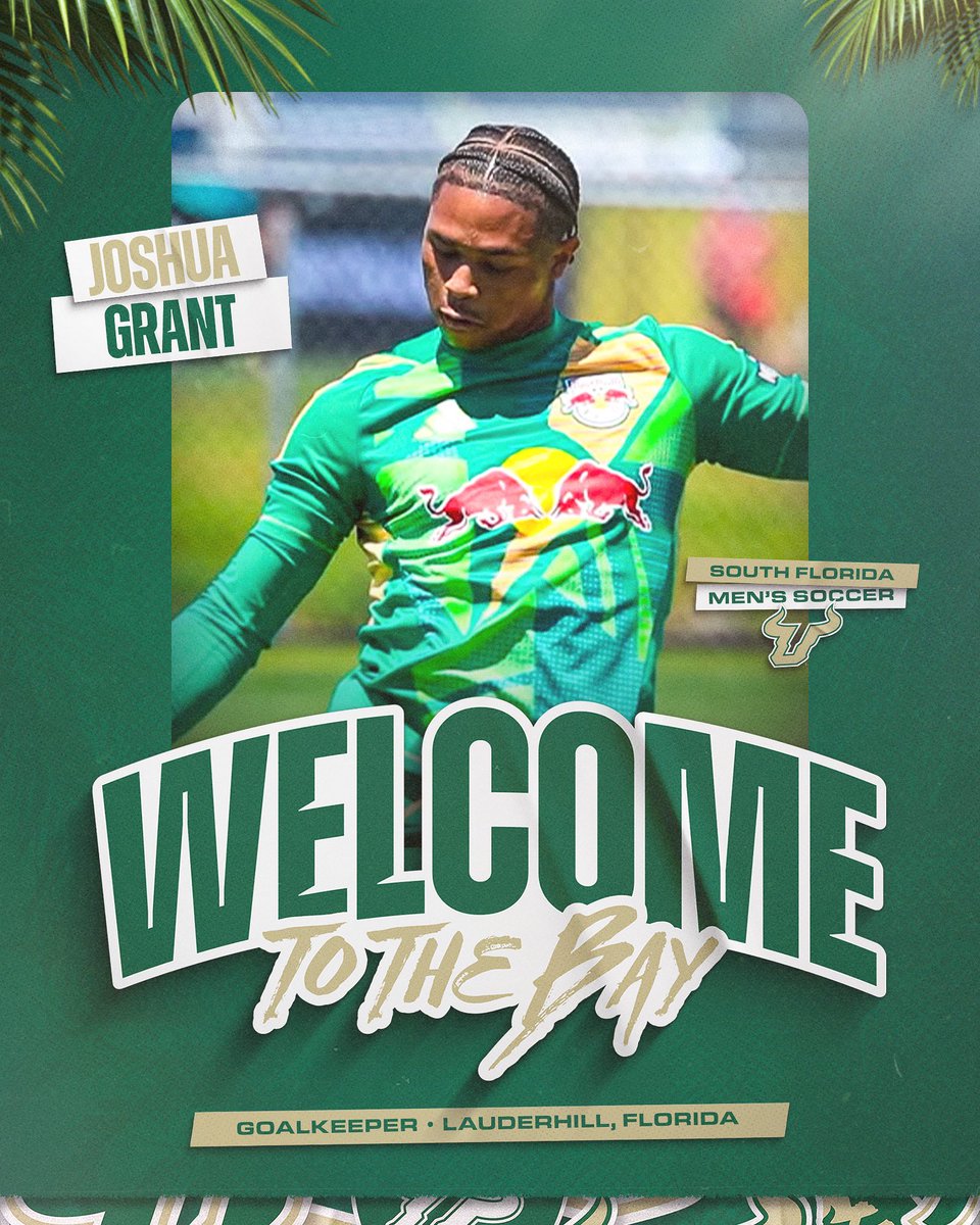 USFMSOC's tweet image. Welcome to The Bay 🏝️Joshua Grant!

#HornsUp🤘