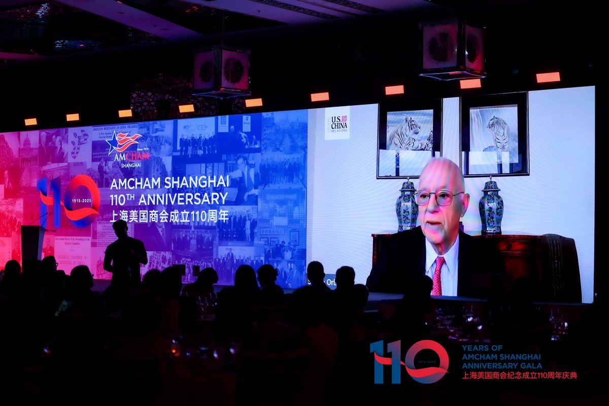 Stephen Orlins 欧伦斯 (@sorlins) on Twitter photo It was a honor to speak virtually at the 110th anniversary of <a href="/AmChamSh/">AmCham Shanghai</a> and honor Maurice R. “Hank” Greenberg, NCUSCR Honorary Chair and former Chairman and CEO of C.V. Starr & Co., with the Lifetime Achievement Award for Promoting US-China Commercial Relations. Congratulations! It was a honor to speak virtually at the 110th anniversary of <a href="/AmChamSh/">AmCham Shanghai</a> and honor Maurice R. “Hank” Greenberg, NCUSCR Honorary Chair and former Chairman and CEO of C.V. Starr & Co., with the Lifetime Achievement Award for Promoting US-China Commercial Relations. Congratulations!