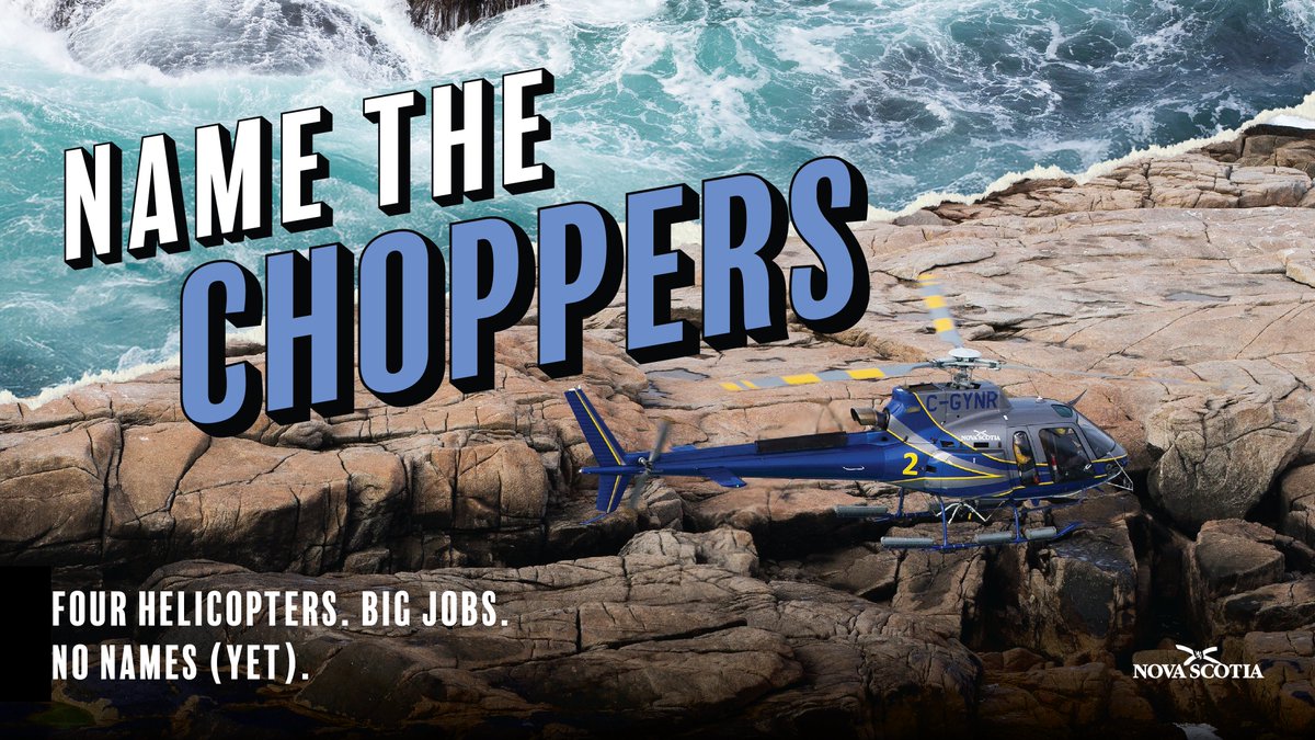 nsgov's tweet image. Nova Scotians Invited to Name New Helicopters news.novascotia.ca/en/2025/06/11/…
