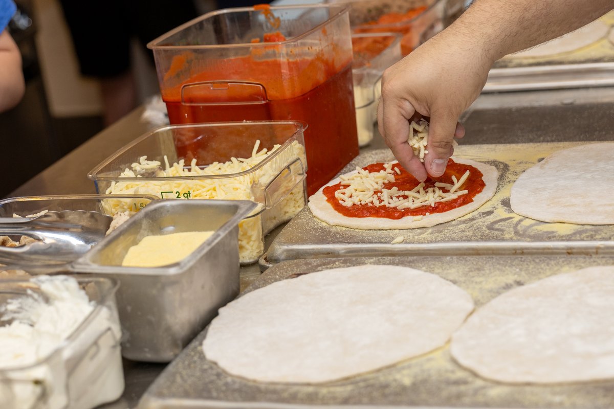 Gloucester County SSSD's Food Service staff held an end-of-year party for student interns who worked in the Roadrunner and the Together Cafes. Students made their own pizzas &amp; ice cream sundaes for dessert.  What a great way to celebrate their accomplishments! #NJSpecialServices