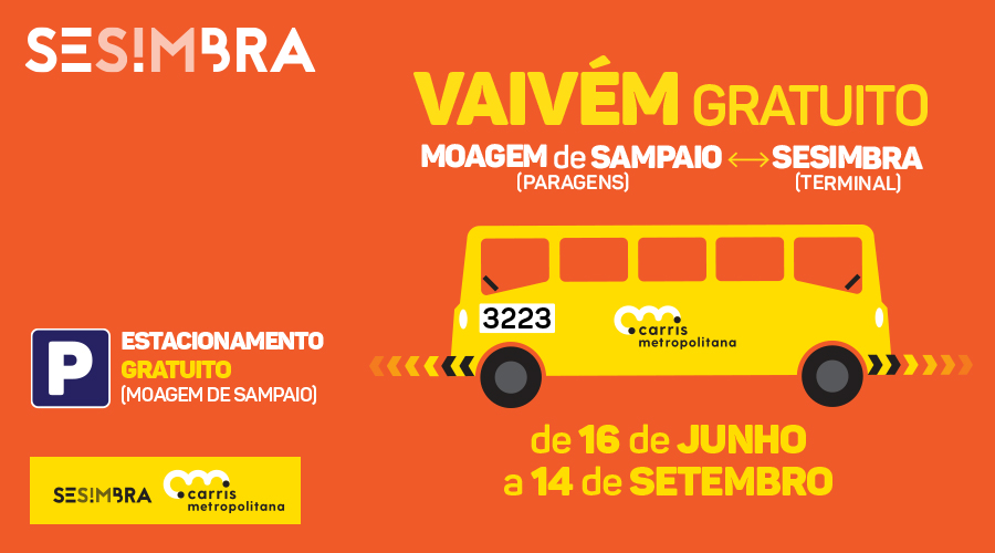 Vaivém gratuito volta a funcionar no verão de 2025 em Sesimbra
Saiba tudo em tinyurl.com/44e2cya3