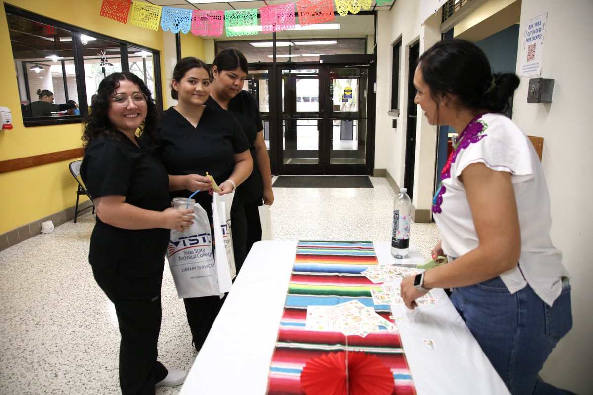 The Student Center at TSTC's Harlingen campus hosted a Sizzlin' Summer Fiesta event to celebrate student involvement and showcase the various resources available to support students throughout their college journey. #TSTCproud