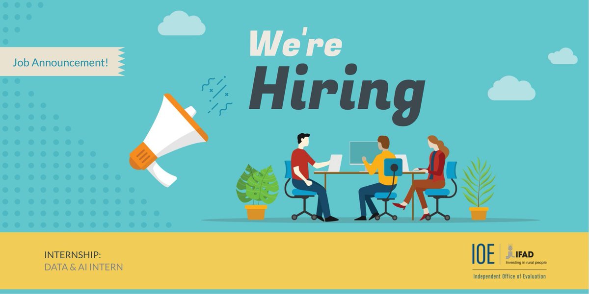 EvalforEarth (@evalforearth) on Twitter photo 📢 Opportunity with IFAD’s Independent Evaluation Office <a href="/IFADeval/">IFAD Evaluation</a>
Are you passionate about #datascience, ##AI, and #innovation in #evaluation?
<a href="/IFADeval/">IFAD Evaluation</a> is looking for a Data & AI #Intern to support its cutting-edge work.
✅ Remote
✅ Paid position
📅 Deadline: 25 June 2025 📢 Opportunity with IFAD’s Independent Evaluation Office <a href="/IFADeval/">IFAD Evaluation</a>
Are you passionate about #datascience, ##AI, and #innovation in #evaluation?
<a href="/IFADeval/">IFAD Evaluation</a> is looking for a Data & AI #Intern to support its cutting-edge work.
✅ Remote
✅ Paid position
📅 Deadline: 25 June 2025