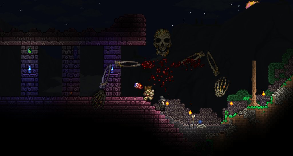 Skeletron texture inspired by the buried saints in the catacombs, I might do a whole dungeon texturepack if people want that!
#terraria #pixelart