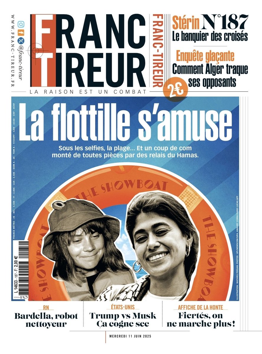 « Je vais t'écraser la tête contre le mur si tu ne signes pas.»
(officier israélien à la députée Rima Hassan)

Pendant ce temps chez #FrancCireur 🐧🤡 (comment rester polis avec de tels spécimens) :