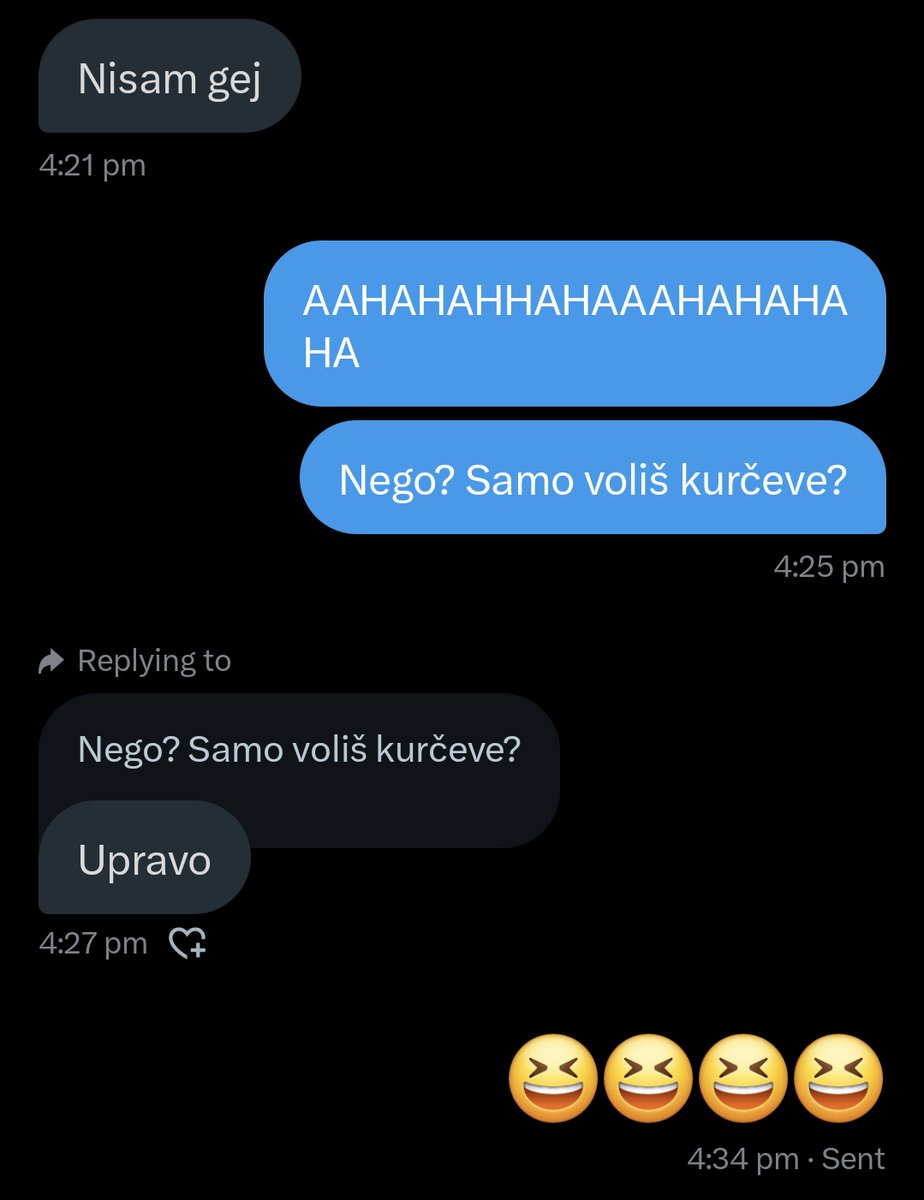 Ova konverzacija me raznosi 🤣🤣🤣🤣 ormar je od stakla!!! 😂