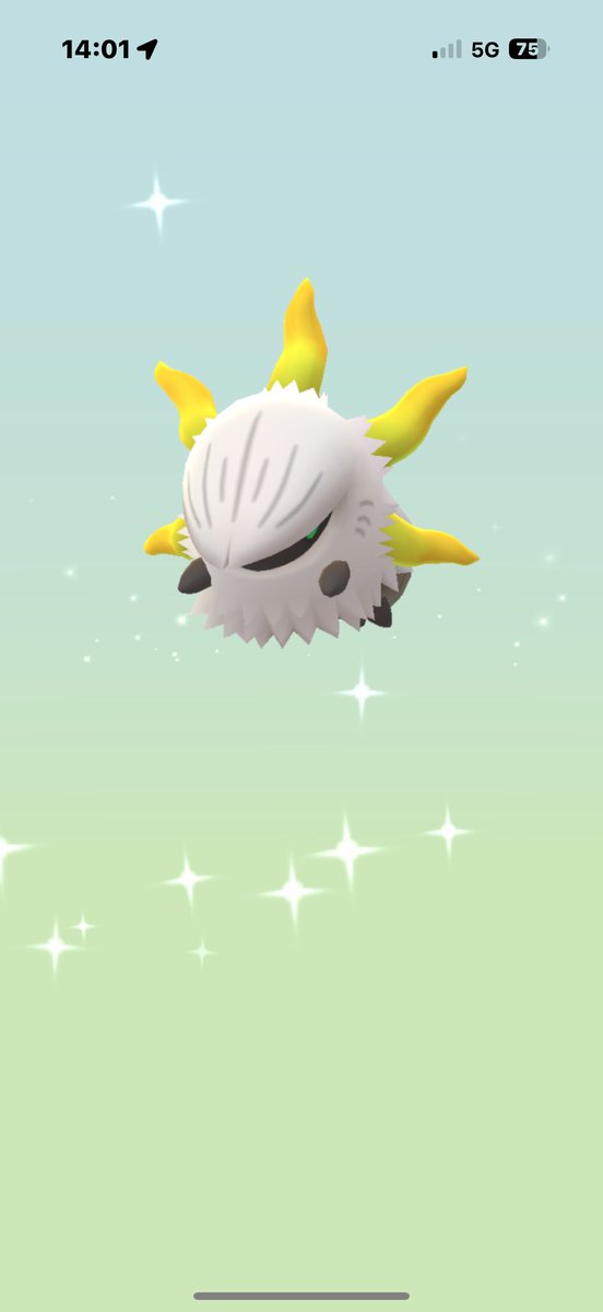 pkmnmastermiko's tweet photo. FINALLY hatched my first shiny Larvesta in Paris!! 

#PokemonGo #ShinyPokemon https://t.co/ldUg5V8LWK