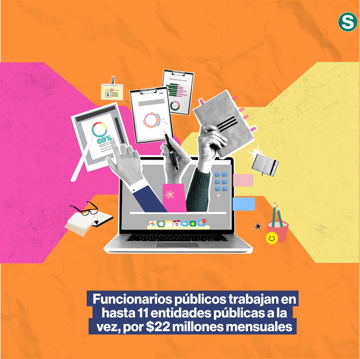 La_Segunda's tweet photo. Funcionarios públicos trabajaron en simultáneo entre 2022 y 2025, hubo 9 personas con 5 contratos en simultáneo y más de 100 laburando con 4 instituciones al mismo tiempo. https://t.co/E62wfcQobn https://t.co/iGflUFICxV