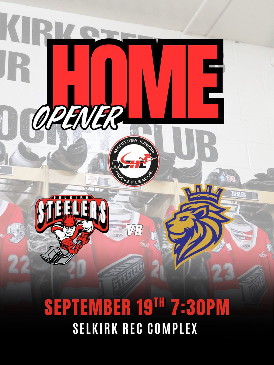 The MJHL 2025-2026 schedule just dropped - mark it down 🗓️ the boys hit the ice September 19th at the Rec Complex!

#MJHLSteelers