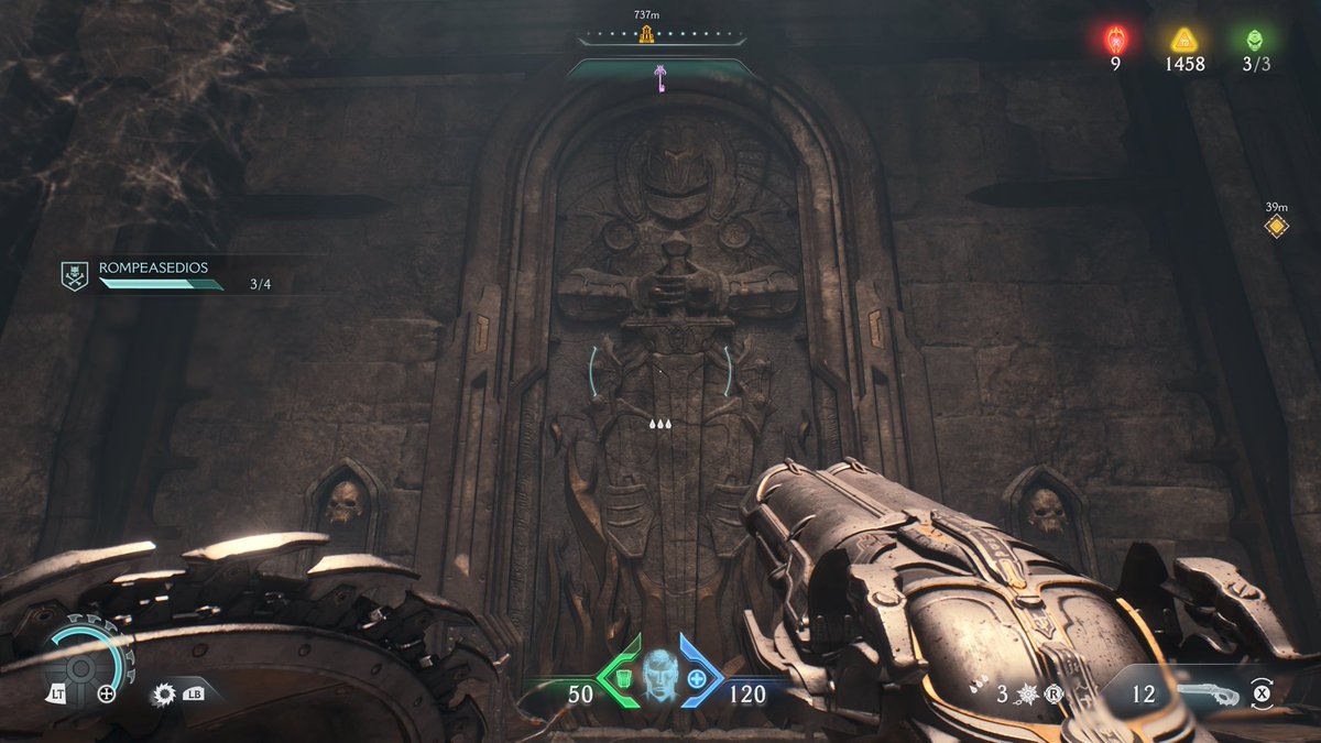 #DoomTheDarkAges 🎮 #KenGames

✔️ Al principio tenía mis dudas, mis sensaciones eran muy extrañas pero conforme evoluciona la aventura y se suman mecánicas la jugabilidad se asienta.

Doom + Escudo/Parry = Brutal 💪