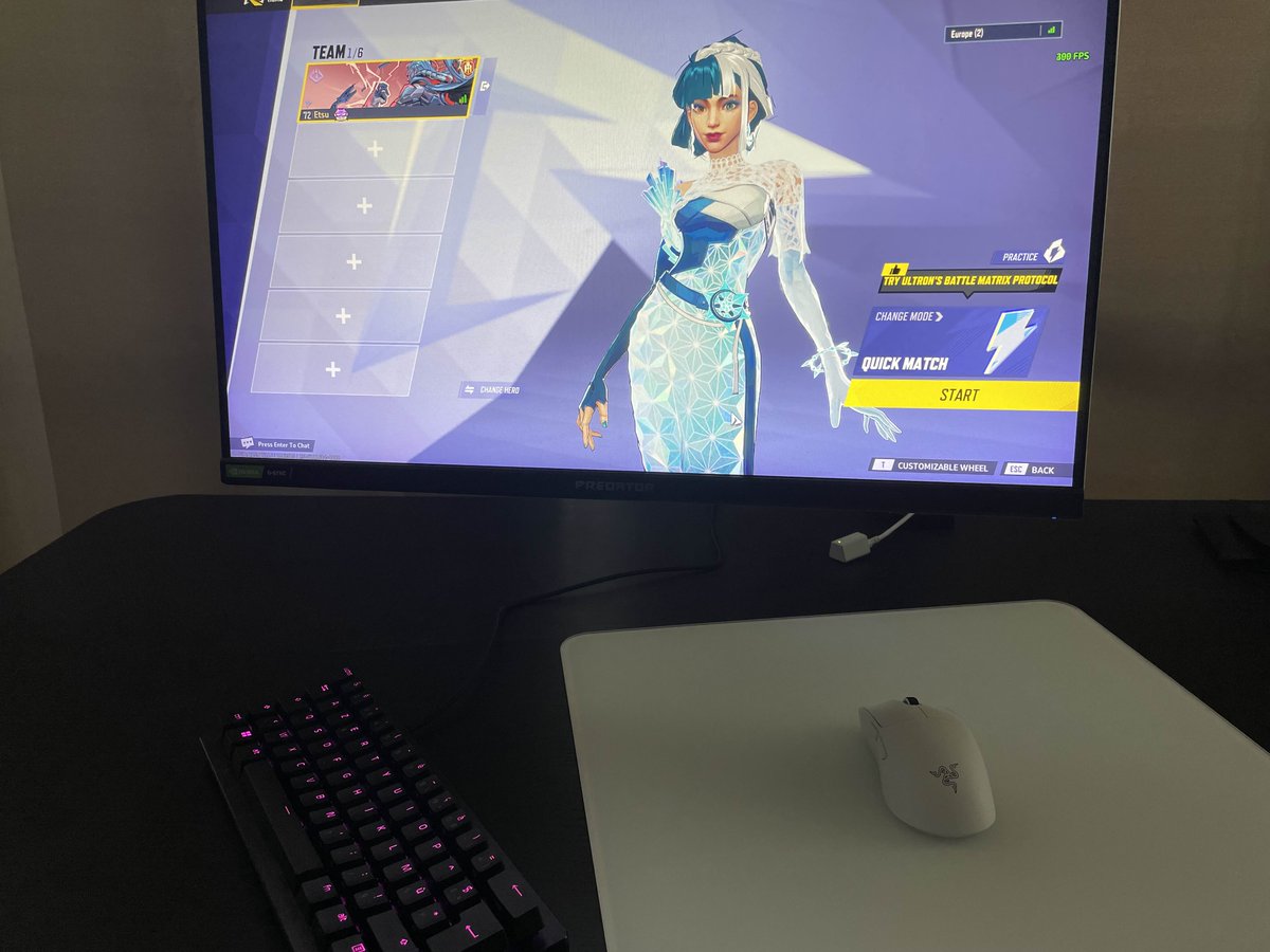 Massive shoutout to <a href="/TeamRazer/">Team RΛZΞR</a> and <a href="/SparkR6S/">Martin</a> for the slick new gear! Excited to use it during <a href="/MarvelRivals/">Marvel Rivals</a> Ignite tournament :)