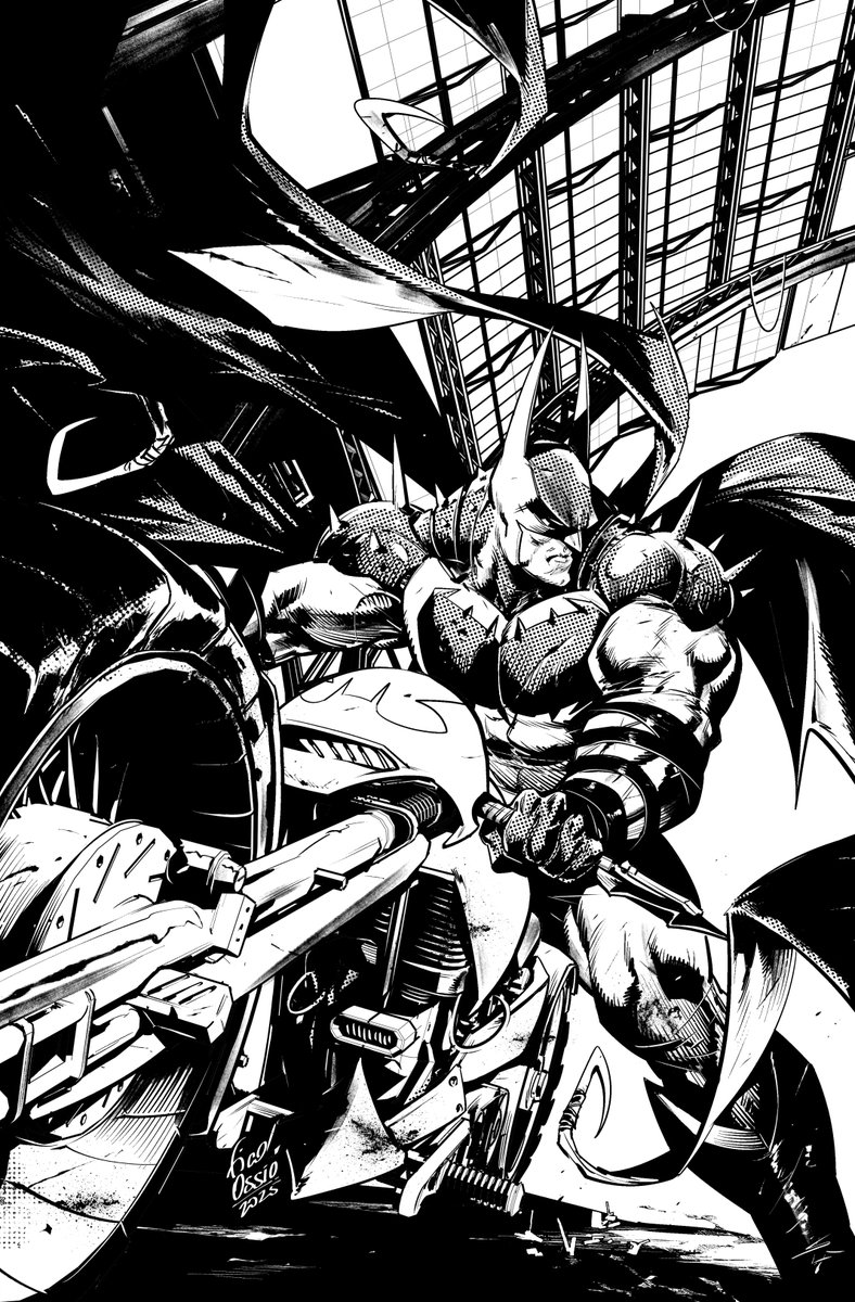 Fico Ossio (@ficoossio) on Twitter photo "Raw. Sharp. Absolute."
The inked version of my Absolute Batman variant—before the color, just pure lines and shadows.
🦇🖋️
This cover was created exclusively for the Argentine release of Absolute Batman by <a href="/Ovnipressedit/">Ovni Press</a> and Meridiana LCS, celebrating the incredible series by "Raw. Sharp. Absolute."
The inked version of my Absolute Batman variant—before the color, just pure lines and shadows.
🦇🖋️
This cover was created exclusively for the Argentine release of Absolute Batman by <a href="/Ovnipressedit/">Ovni Press</a> and Meridiana LCS, celebrating the incredible series by