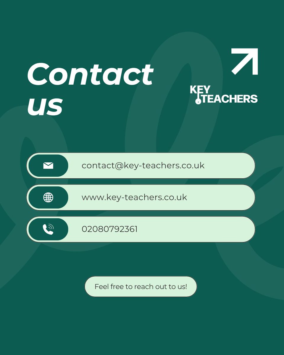 KeyTeachers's tweet photo. Want to attract the best teachers to your school? It starts with culture.

Be clear about your values, support staff wellbeing, invest in career growth, and showcase what makes your school a great place to work.

🌐 https://t.co/VAluiaHPJW https://t.co/KHJbnbMv99