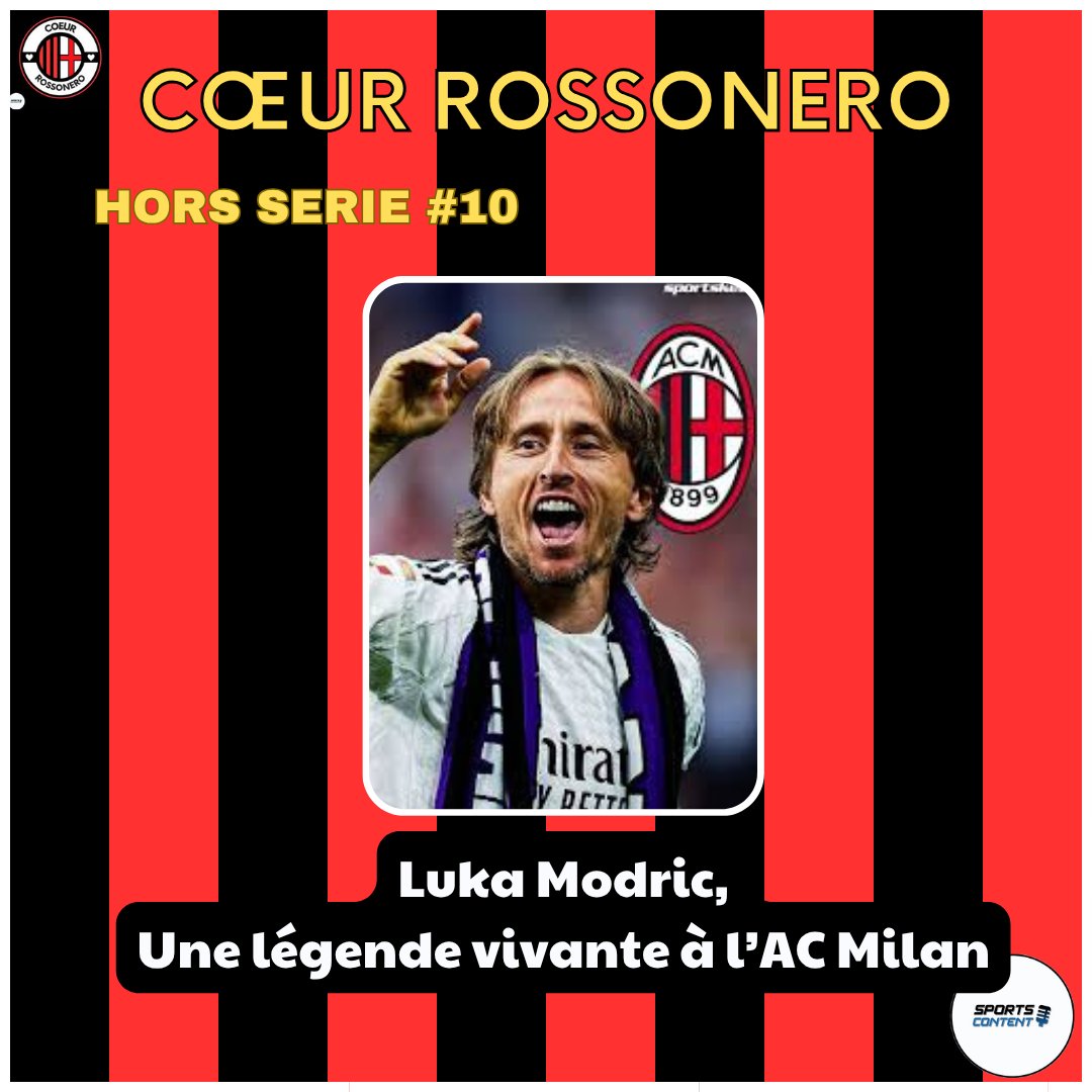 🚨 NOUVEAU PODCAST 🚨

On reçoit <a href="/Victor_Bct/">Victor Brochet</a> de <a href="/lejournaldureal/">Le Journal du Real</a> pour parler de l’arrivée de Luka Modrić à l' AC Milan 🔥🔴⚫️.

➡️ Sa saison au Real
➡️ Peut-il briller en Serie A ?
➡️ Est-il  vraiment l'un des plus grands joueurs de tout les temps ?

👉 linktr.ee/coeurrossonero