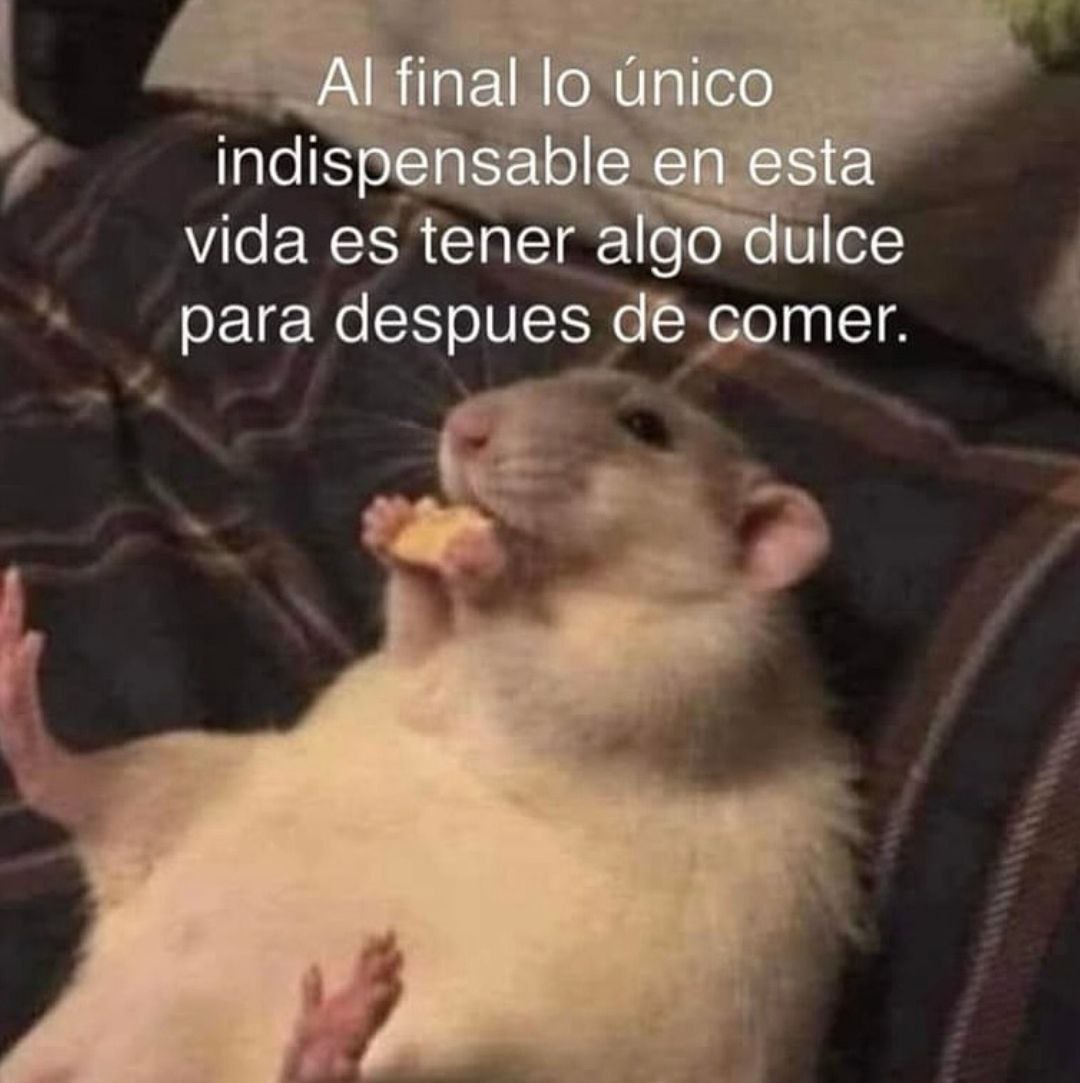 El postre dulce es lo mejor 😋