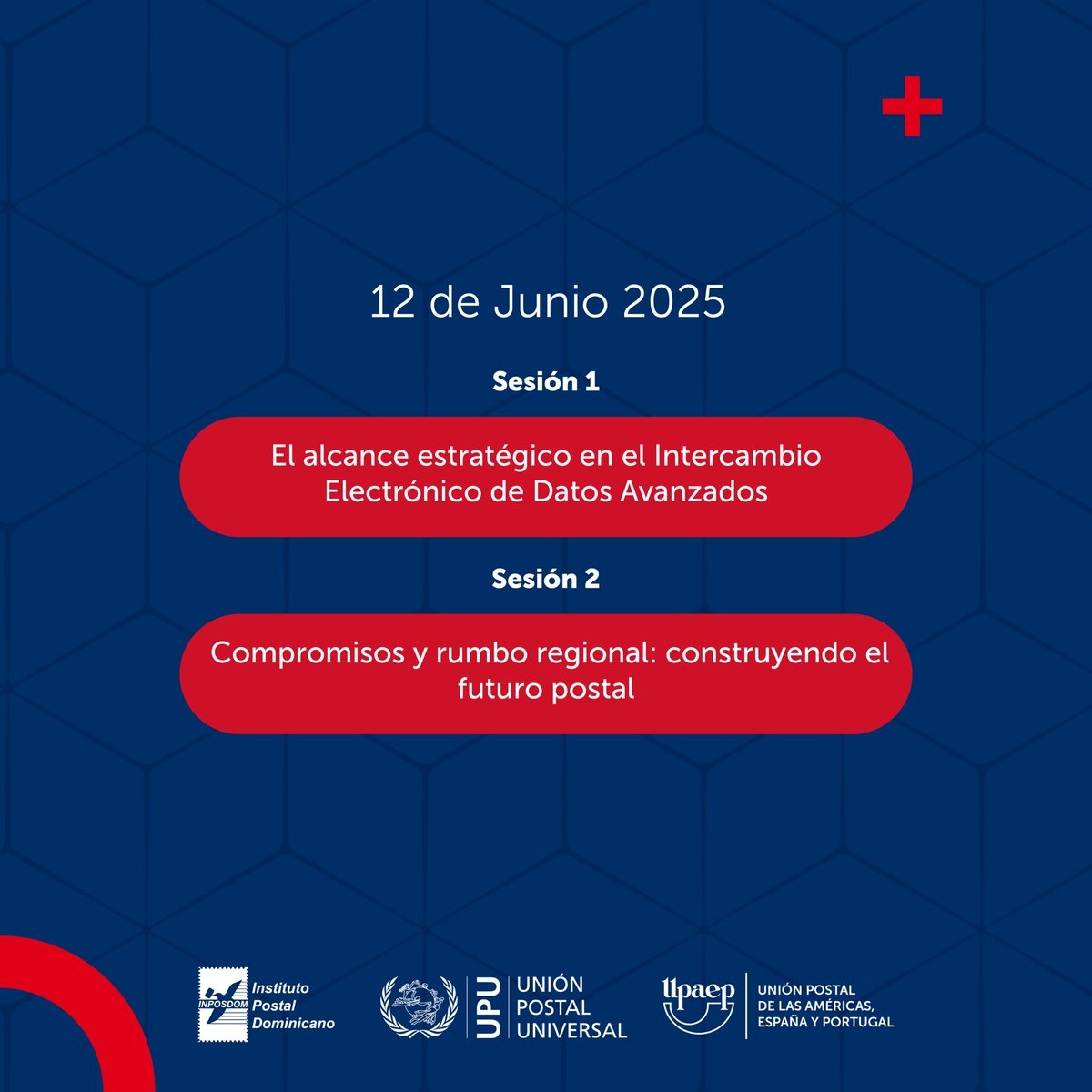 📍¡Inicia la Reunión Estratégica Correo-Aduana en 🇩🇴!

Organizada en conjunto con <a href="/UPU_UN/">Universal Postal Union</a> y con la colaboracion de @INPOSDOMRD.

Conoce la agenda y acompáñanos en este diálogo por un futuro postal más eficiente. ⬇️🗓️