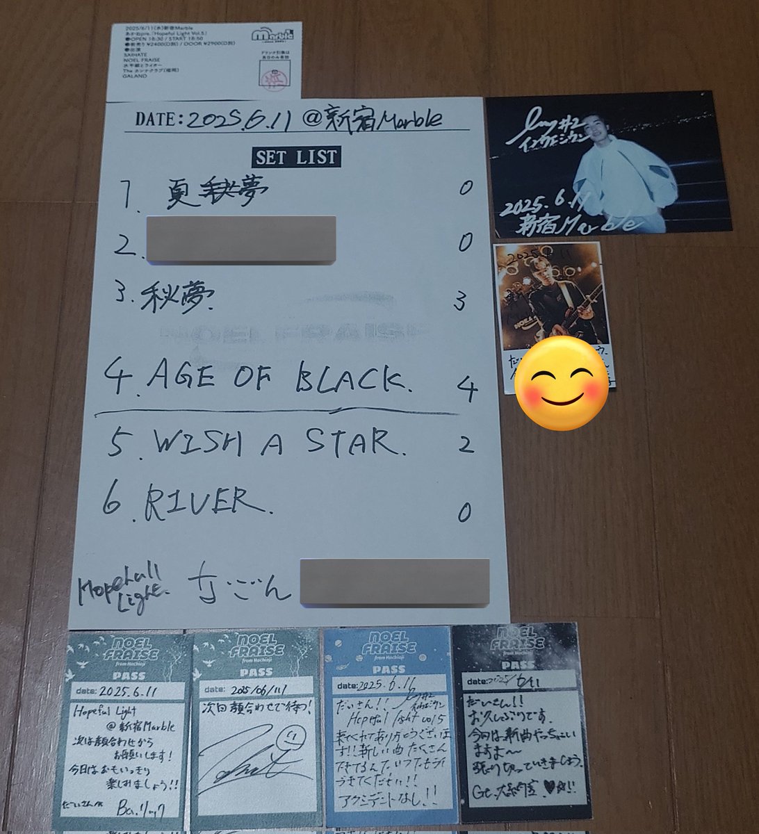 daidaidainaman's tweet photo. 2025.6.11
新宿Marble
#NOELFRAISE さん
Hopeful Light皆勤賞のNOEL。毎回、何かが起こってる?今日のアクシデント後の『秋夢』『AGE OF BLACK』の流れ最高でした!『AOB』久しぶりに聴けた〜。めちゃくちゃ良かった!聴きたい曲多すぎるからまたライブ行かなくちゃ☺MCはプライベートな事なので🤫 https://t.co/XManbKuDo1