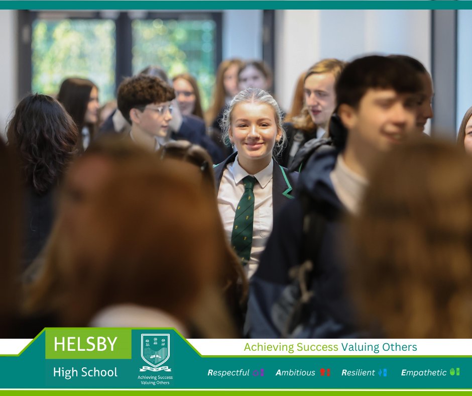Everyday Helsby!
It was lovely to see the corridors filled with smiley Year 11's today. Well done to all who sat their GCSE Maths paper 3 this morning!