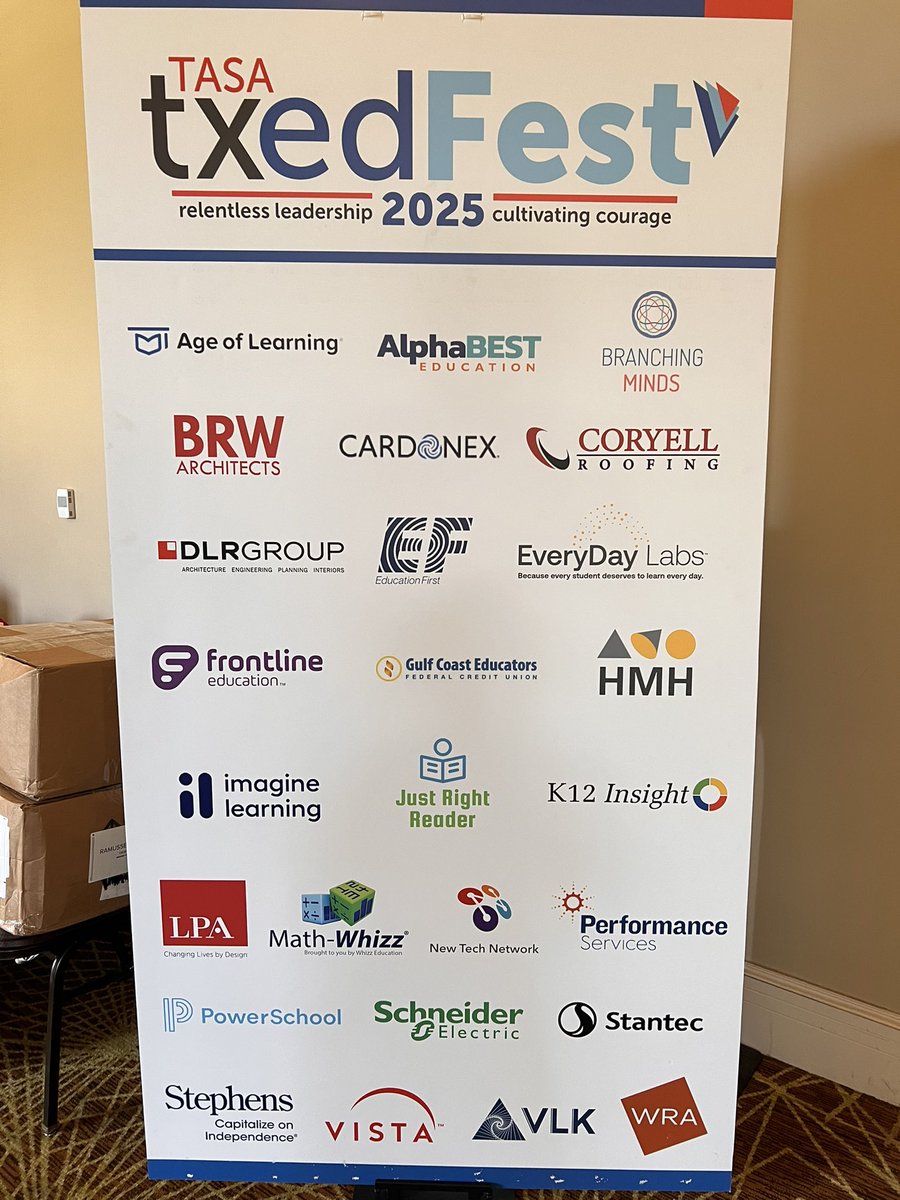 tasanet's tweet image. That’s all for #txedfest 2025! #txed, please mark your calendars for June 8-10 for the 2026 conference once again here in SA at the Hyatt Hill Country. Thank you to all those who made this year’s event so impactful, especially our sponsors! #summerlearning #InspiringLeaders