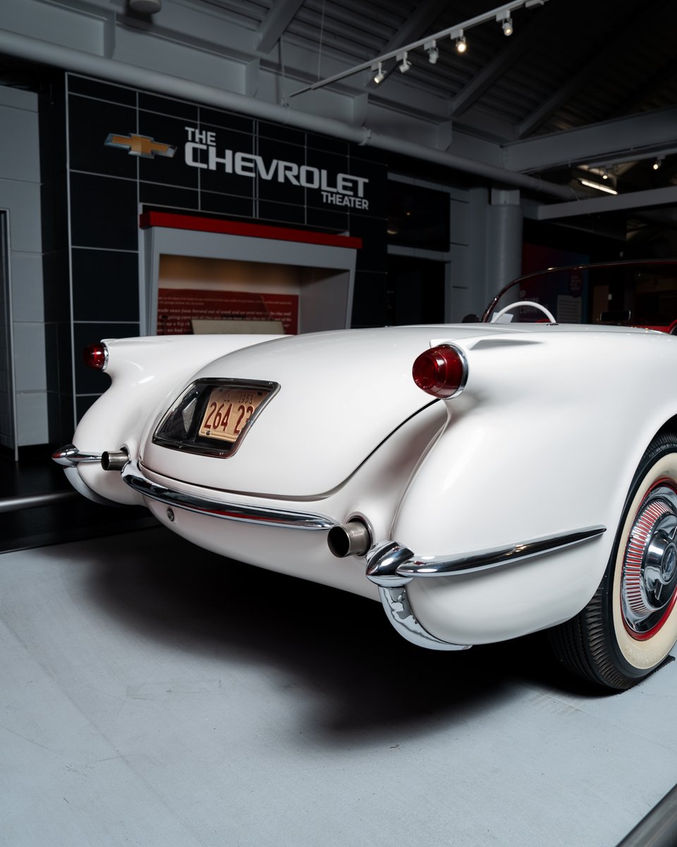 Only 300 Corvettes were built in 1953. One of them helped create the National Corvette Museum.

This Polo White, red-interior car was hand-assembled in Flint, Michigan, and offered for display by Ray Quinlan in 1993. It became the Museum’s first official vehicle, and the first