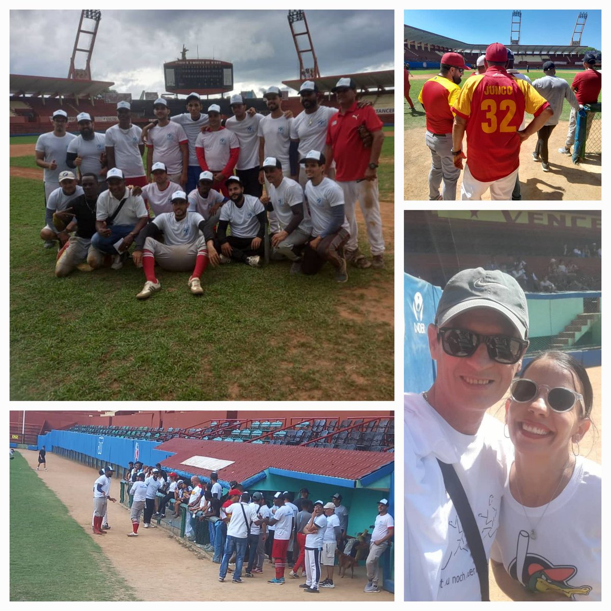 No son peloteros, no se trata de nuestro aclamado equipo Cocodrilos. Son galenos de #MedicinaInterna que después de árduas jornadas en el <a href="/HFP_matanzas/">HospitalFaustinoPerez</a> trocaron estetos por bate, guantes y pelota. Vencieron a sus homólogos del Hospital Militar de Matanzas Tarde memorable!