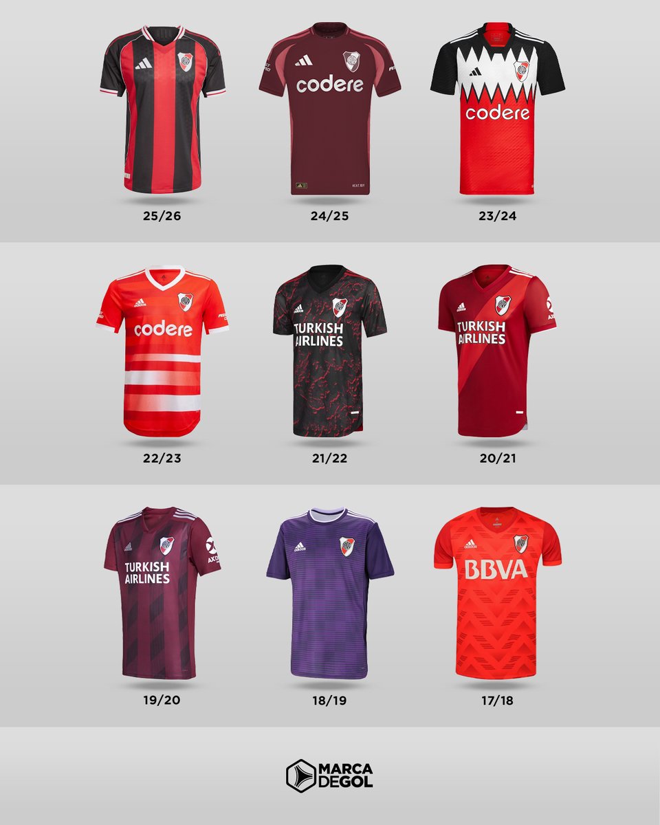 🐔🇦🇷 Las últimas camisetas alternativas de #River. 

📷 - <a href="/marcadegol/">Marca de Gol</a>