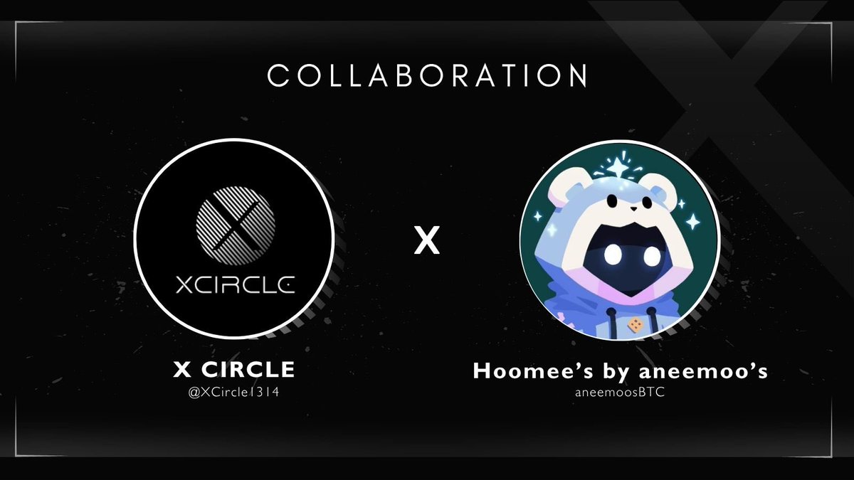 XCircle (@xcircle1314) on Twitter photo We are pleased to announce our collaboration with <a href="/AneemoosBTC/">Hoomee's by aneemoo's</a>.
Check our discord and more collaboration is coming soon ๐ We are pleased to announce our collaboration with <a href="/AneemoosBTC/">Hoomee's by aneemoo's</a>.
Check our discord and more collaboration is coming soon ๐