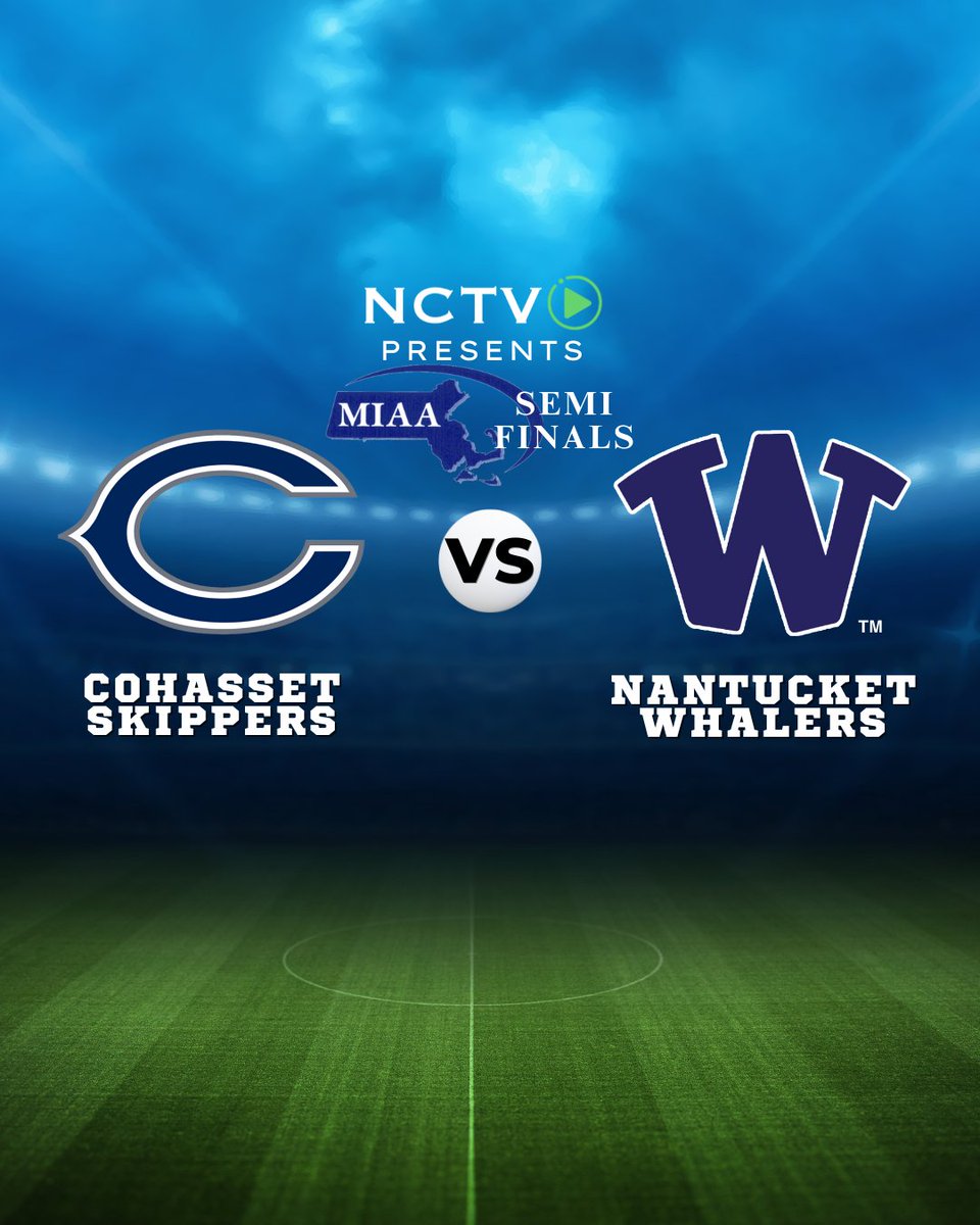 Nantucket Community Television (@ournctv) on Twitter photo The #NSC proudly presents our <a href="/nhswhalers/">Nantucket Athletics</a> *DEFENDING STATE CHAMPION* boys lacrosse squad as they play in the <a href="/MIAA033/">MIAA</a> Final Four <a href="/CohassetSports/">Cohasset Sports</a>! We are LIVE from Barnstable HS at 3:30p. You can see it on NCTV HD cable channel 1072 🐳 The #NSC proudly presents our <a href="/nhswhalers/">Nantucket Athletics</a> *DEFENDING STATE CHAMPION* boys lacrosse squad as they play in the <a href="/MIAA033/">MIAA</a> Final Four <a href="/CohassetSports/">Cohasset Sports</a>! We are LIVE from Barnstable HS at 3:30p. You can see it on NCTV HD cable channel 1072 🐳