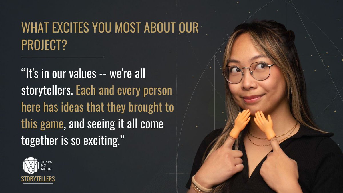 📖That's No Moon Storytellers | Inspired by the games she loved playing, Associate Technical Producer Pauline Gepilano took her professional aspirations into her own hands and now supports the TNM developers in making our debut game!
