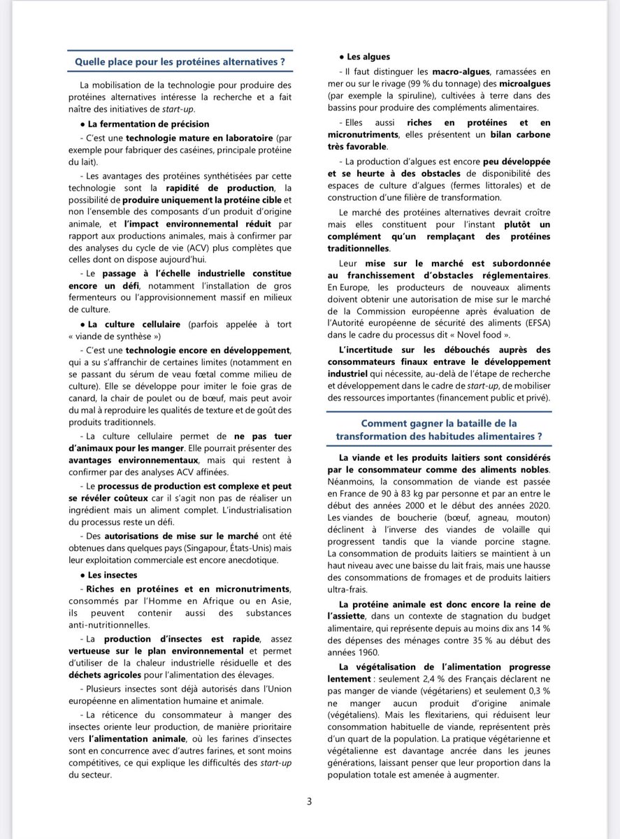 Ce midi, nous avons présenté à la presse avec mon collègue député <a href="/phbolo/">Philippe Bolo</a> notre rapport « Protéines et alimentation » dans le cadre de l’<a href="/OPECST_/">OPECST</a> : 
Lien vers le rapport : ⬇️
senat.fr/rap/r24-708/r2…