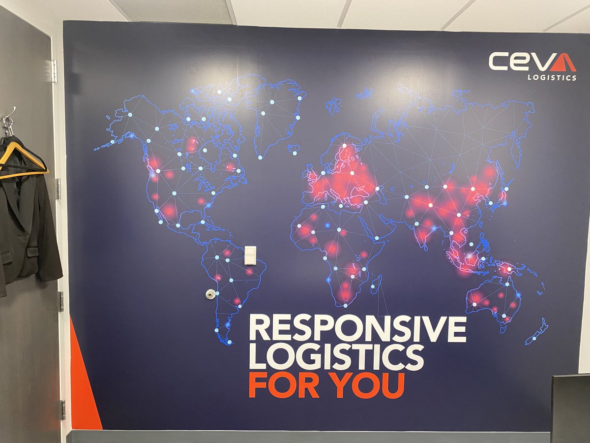 Image_Fleet's tweet photo. Walls talk—make sure they say the right thing. 💥
We turned CEVA Logistics’ office into a branded experience with bold wall graphics.
At Image Fleet Graphics, we design spaces that work for your brand.
Let’s transform yours. 👇
#Branding #OfficeDesign #WallGraphics https://t.co/hOHQYmzRNs