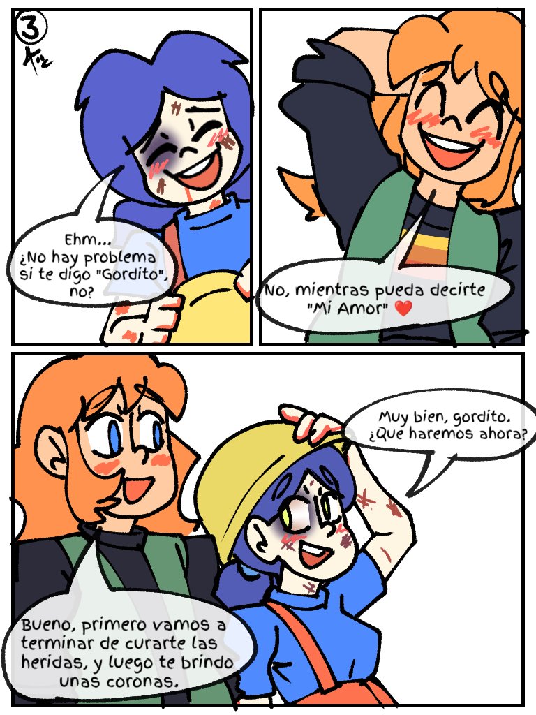 Ezeroblack32's tweet photo. Un remake de los primeros comics que hice de este ship que en encanta ❤️
(Comisión de @Gevura_Ardi)
#brawlstars #brawlstarsfanart #Jacky #Buster #JackyxBuster #Busky #fanart #BrawlStars https://t.co/oGq7ROvBjV