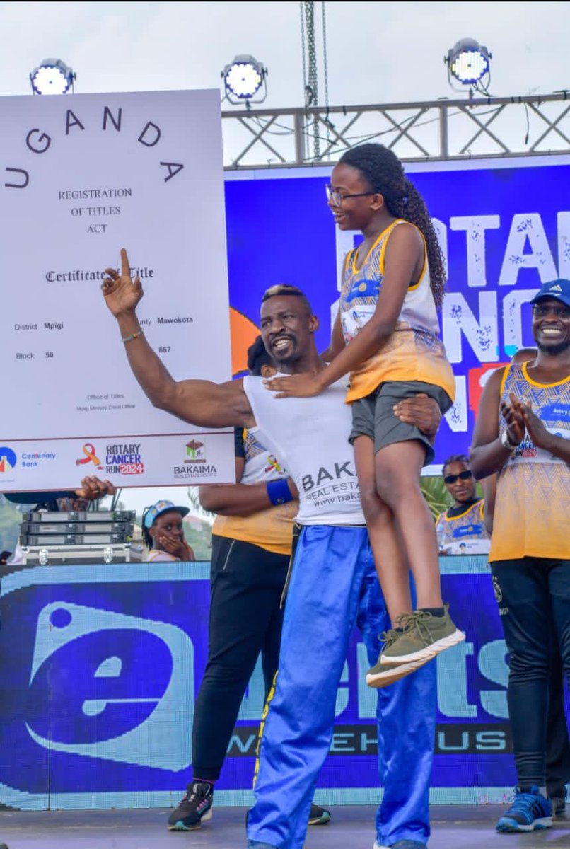 Hilder Namuddu (@namuddu_hilder) on Twitter photo Story Time.
Last year, during the Annual Cancer Run <a href="/UgRotaryCancerP/">#CancerRunUg25</a>, I was a lucky winner of a land title from one of the partners <a href="/BakaimaGroup/">Bakaima Real Estates</a> . Was it expected? NO. So, yesterday, I received the successfully transferred title in my name from Both Cancer Run and Bakaima teams Story Time.
Last year, during the Annual Cancer Run <a href="/UgRotaryCancerP/">#CancerRunUg25</a>, I was a lucky winner of a land title from one of the partners <a href="/BakaimaGroup/">Bakaima Real Estates</a> . Was it expected? NO. So, yesterday, I received the successfully transferred title in my name from Both Cancer Run and Bakaima teams