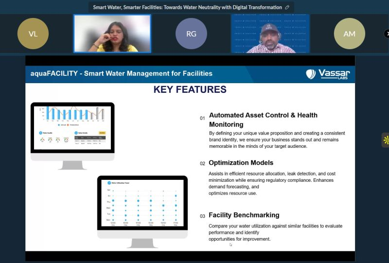 vassar_labs's tweet image. Vassar Labs just wrapped up an insightful webinar on Smart Water, Smarter Facilities: Towards Water Neutrality with Digital Transformation 💧

👉 Explore key takeaways on LinkedIn: linkedin.com/posts/vassar-l…

#DigitalWater #SmartFacilities #WaterCircularity #AIforSustainability