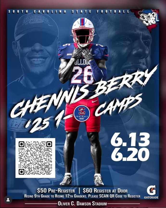 The Dates for our HIGH SCHOOL CAMPS are now Open and Available to sign up for!

For RISING 9th Graders to RISING 12th Graders!
See you there!

CLICK LINK in BIO to SIGN UP

@scstateathletics @scstate1896 @meacsports
#PayTheFEE
#DigDEEP
#FearTheBITE
#CWCW
#BBB