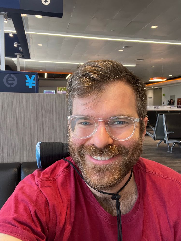 Starting the long haul to <a href="/PLDI/">PLDI</a> for some early sight seeing! I’m this guy 👇. Chat me up! I’m nice! Egraphs, proof assistants, smt, or whatever you like!