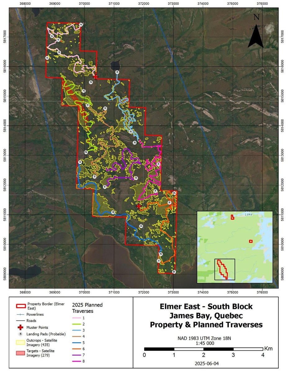CometLithium's tweet image. Comet Lithium to Launch 2025 Exploration Program at Triple L and Elmer East Properties, Targeting Copper-Nickel and Lithium Anomalies

cometlithium.com/comet-lithium-…

TSXV: $CLIC | FSE: $8QY | CometLithium.com

#Mining #Quebec #TSXV #Copper #Nickel #Lithium