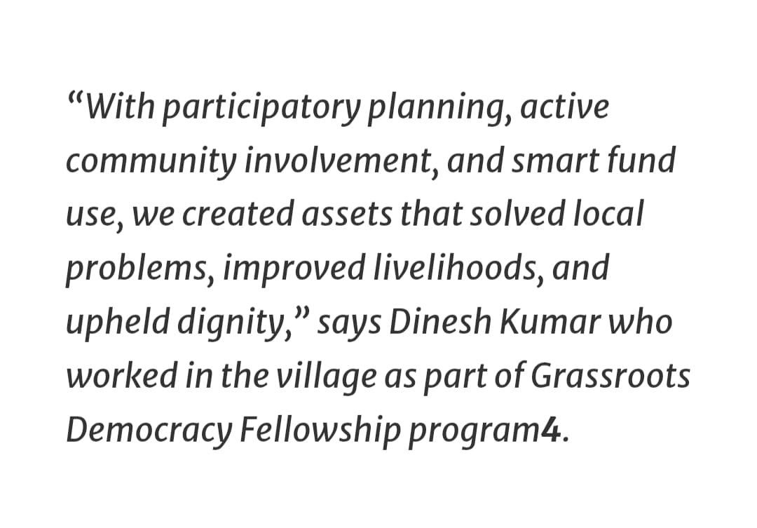 GuruNGovernance's tweet photo. I’ve written a piece on #Landgovernance based on our field interventions @VoiceOfLocalGov  

Kindly do read 🌻 thanks to @dineshsdkkumar and Sivarasu sago for their valuable inputs 

#GrassrootsDemocracyFellowship 

https://t.co/iZDsMicUZy’s-participation-missing-link https://t.co/4c96X2AUr0