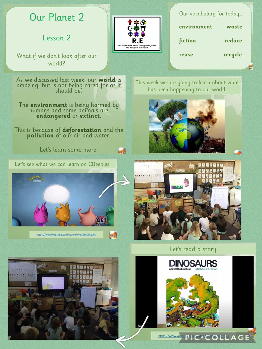 Overchurch6's tweet photo. We worked so hard in our #overchurchRE lesson today! We made our monsters independently even though it was sometimes difficult! https://t.co/WxTl7qJT8b