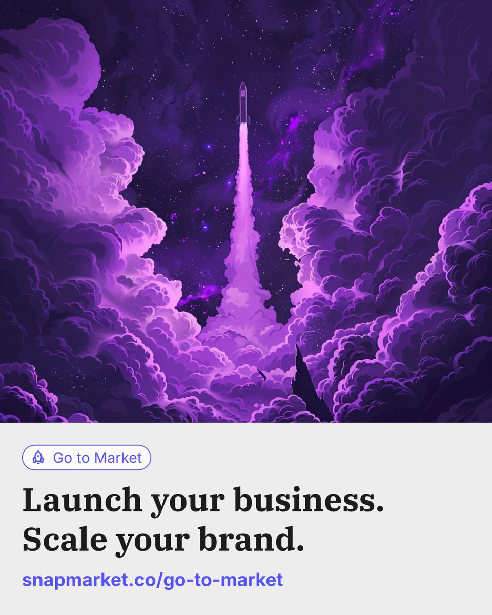 Snapmarketco's tweet photo. Go-to-market with Snapmarket. https://t.co/Ty4SzJtzBS