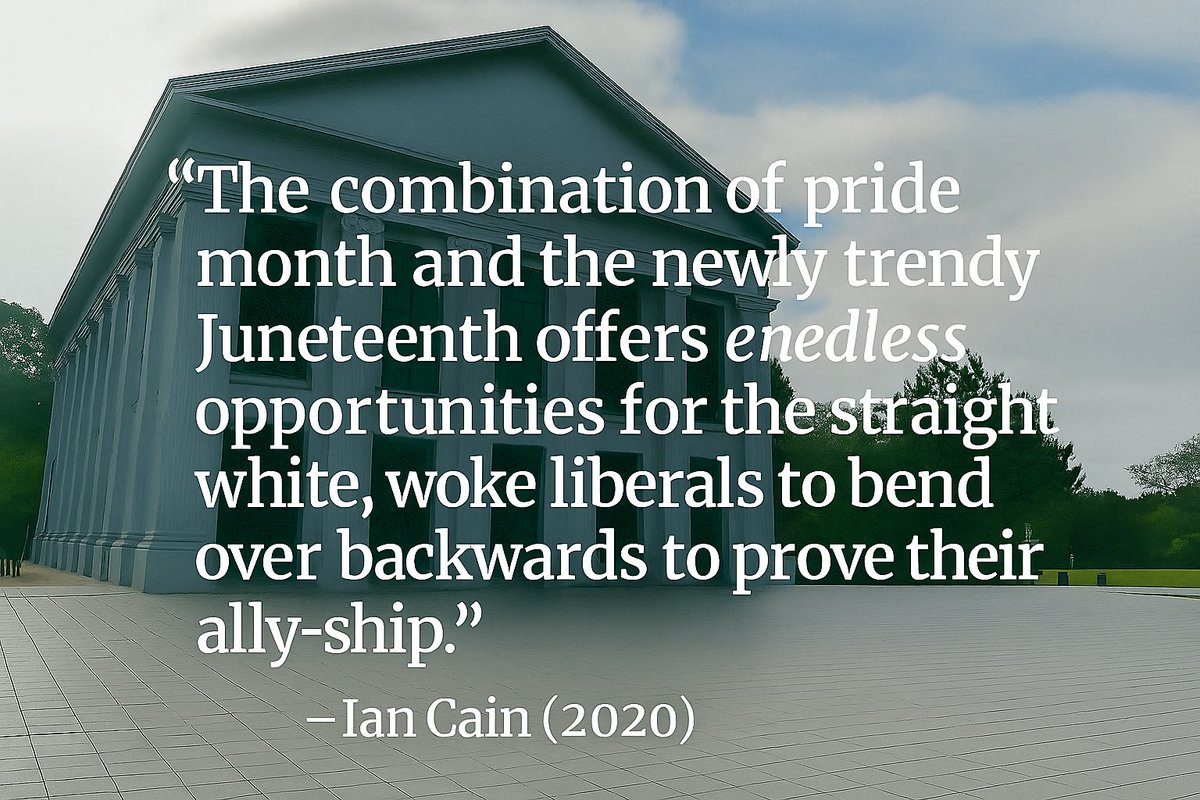 Ian Cain (@ichuckcain) on Twitter photo Pride. Juneteenth. The performance hits its peak.
Wrote this reflection in 2020. Releasing it now.
Read it here → mailchi.mp/4f1bd46d9481/t… Pride. Juneteenth. The performance hits its peak.
Wrote this reflection in 2020. Releasing it now.
Read it here → mailchi.mp/4f1bd46d9481/t…