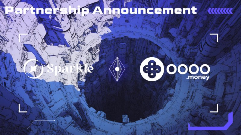 🚀 Sparkle × oooo Partnership🚀

We're partnering with <a href="/oooo_money/">oooo</a>, the pioneer behind #AI Omninet, redefining blockchain interoperability by transforming cross-chain intents into seamless operations. With cutting-edge AI powering fluid value flows across Web3, this #partnership
