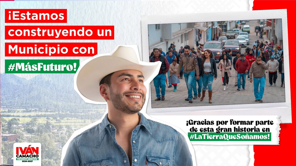¡Estamos construyendo un Municipio con #MásFuturo👩‍🎓🧑‍🦳👦👧!

Junto a cada comunidad de Cuyoaco, seguimos impulsando un hogar con más buenos resultados para todas y todos. ✅

Gracias por formar parte de esta gran historia en #LaTierraQueSoñamos ⛰️
