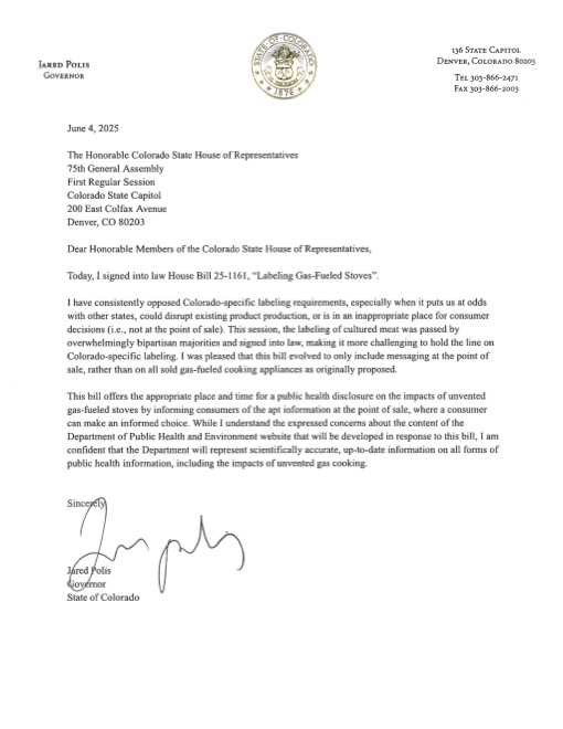 This bill, although it was taken lightly, is meant to inform people that it is important to vent the gas stove to the exterior of their gas home. Just as you would with your furnace or water heater. Almost 90% of people do not do this.
