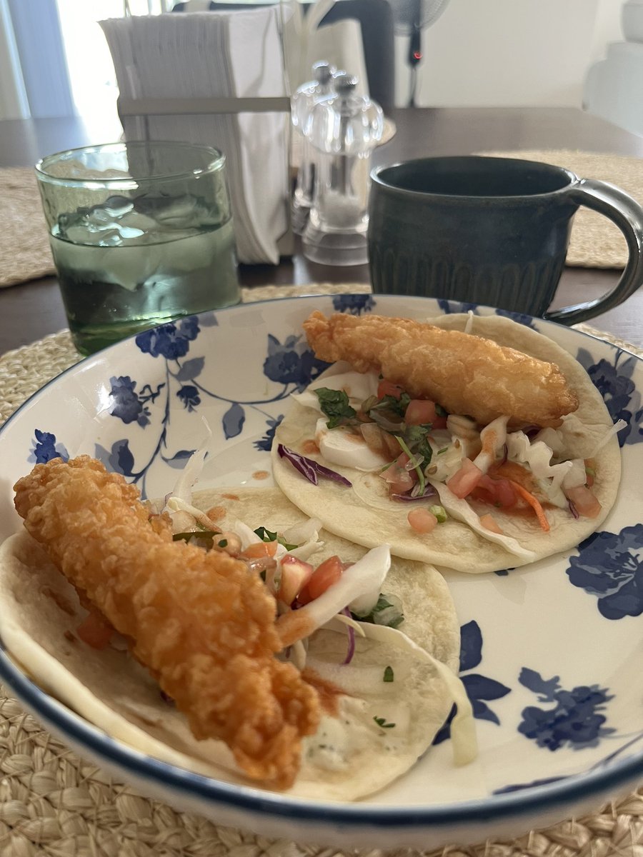 Today’s #patiopic. You can see the smoke in the sky. Fires in the North. Heading into wok today too. I have “in person” meetings and some online ones too. Hence the Costco’s shrimp taco for breakfast. Beading session tonight. Today is full. ☺️