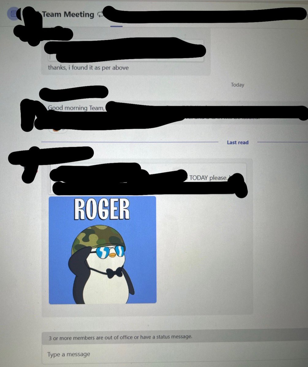 Imagine having your coworkers working for your $PENGU bags for free 💀

Higher